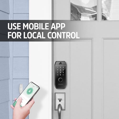 Energizer Smart Door Lock with Fingerprint Entry