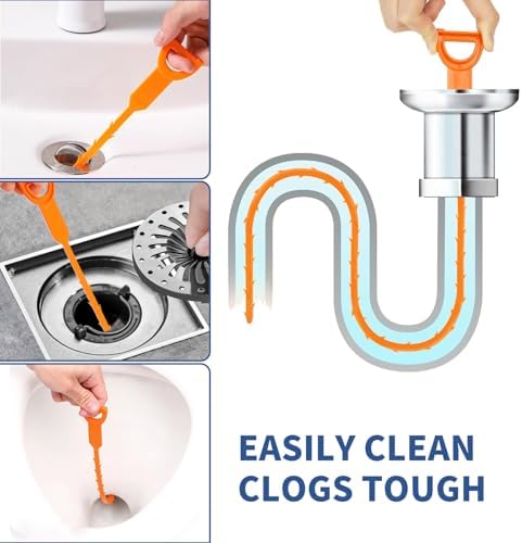 Efficient Drain_unclosion Kit for Kitchen Bathroom Tub Shower 10 Pac