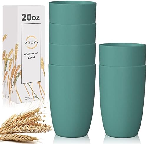 Wrova Wheat Straw Cups - 6PK
