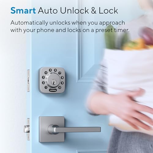 ULTRALOQ U-Bolt Smart Lock with WiFi Bridge - Keyless Entry Door Lock