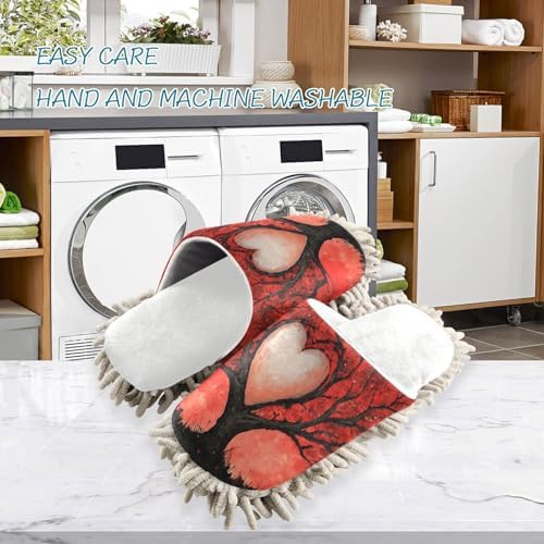 Burbuja Valentine Heart Tree Mop Slippers