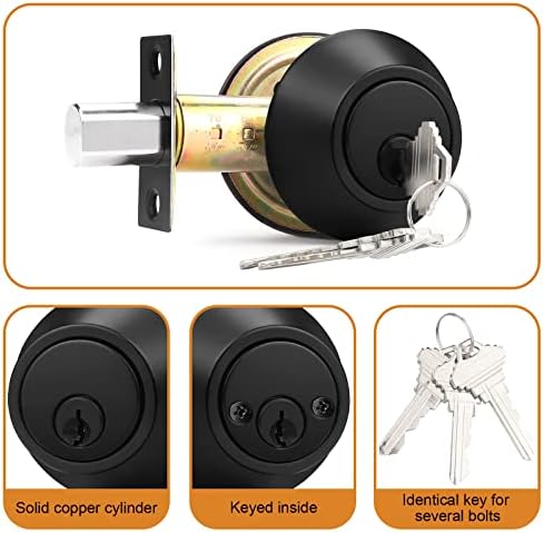 Probrico Keyed Alike Deadbolt Set