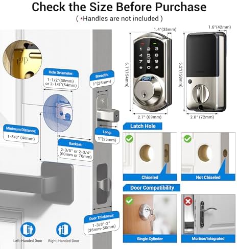 Veise Smart Deadbolt with App Control