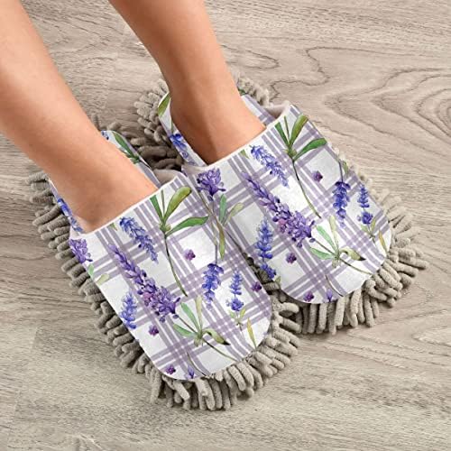 Lavender Slippers Washable Floor Mops