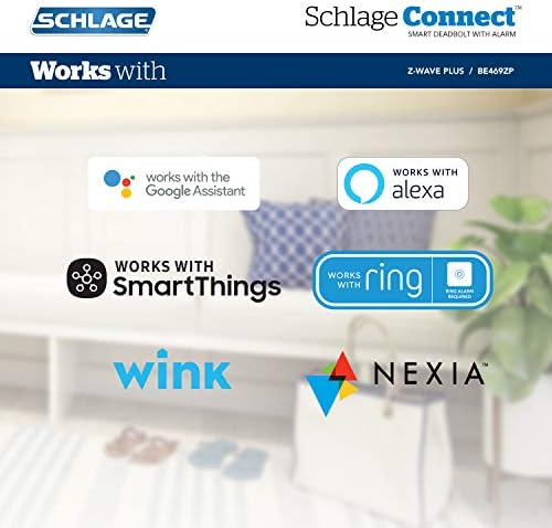 SCHLAGE Smart Deadbolt with Alarm
