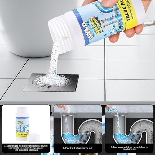 Grenben 2PCS Acssart Foam Drain Cleaner