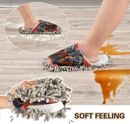 Burbuja Valentine Dog Mop Slippers