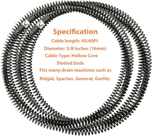 iMeshbean 60 Drain Cleaning Cable