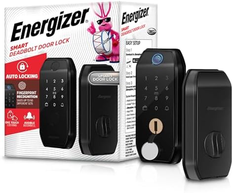 Energizer Smart Door Lock with Fingerprint Entry
