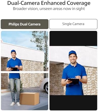 Dual Camera Door Lock Fingerprint Entry Front and Back Door Security