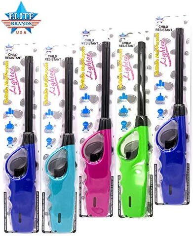 Long Lighters 5-Piece Refillable Fire Lighters