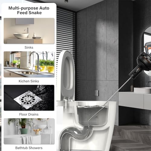 ESANHAO Cordless Drain Auger