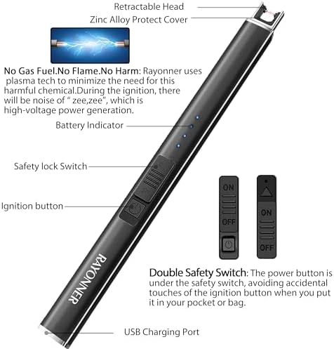 Rayonner Windproof Electric Candle Lighter