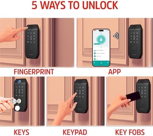 Energizer Smart Door Lock with Fingerprint Entry