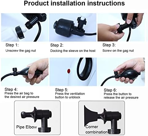 High-Pressure Electric Pneumatic Toilet Plunger Drain Unblocker for Home Use