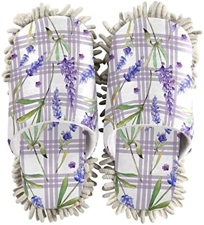 Lavender Slippers Washable Floor Mops