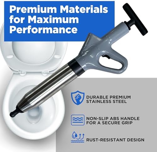Eveco Toilet Plunger High-Pressure Pneumatic App