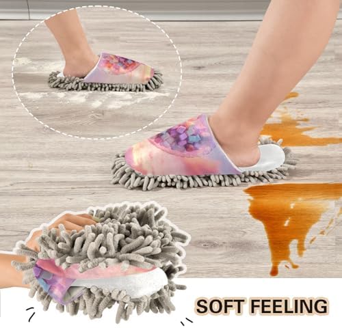 Burbuja Valentine Heart Balloon Mop Slippers Perfect for Quick Clean-Ups