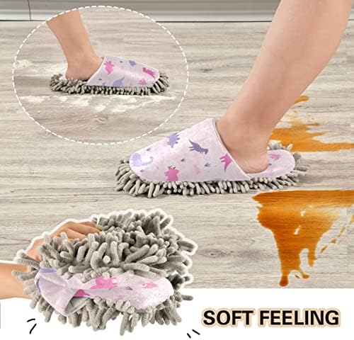 Dominiking Dinosaurs Mop House Slippers