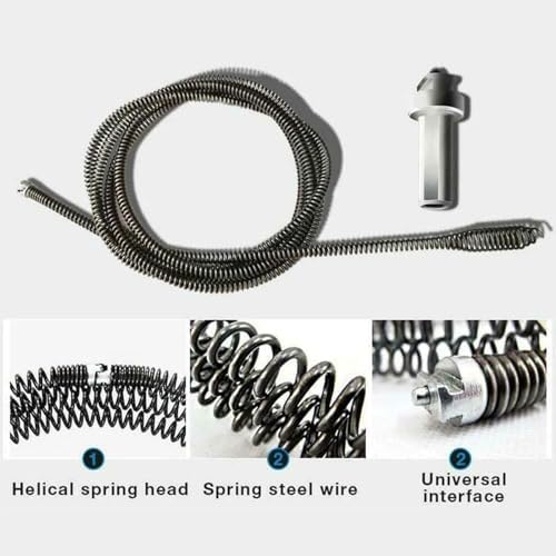 Professional Electric Drill-Driven Drain Auger 98ft