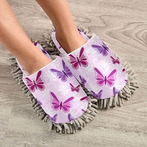 DOMIKING Buerfttlies Mop House Slippers
