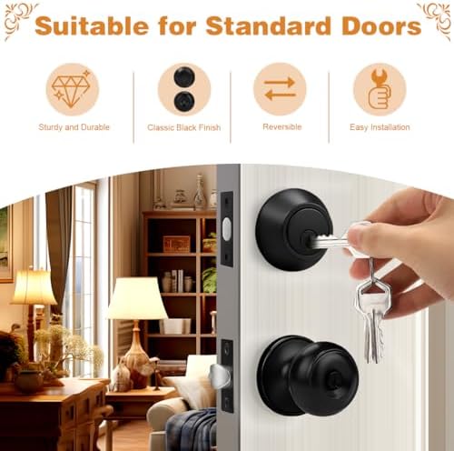 Probrico Door Knob Deadbolt Set