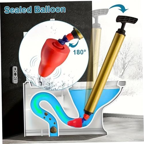 High-Pressure Sink Plunger for Efficient Drain Cleaning