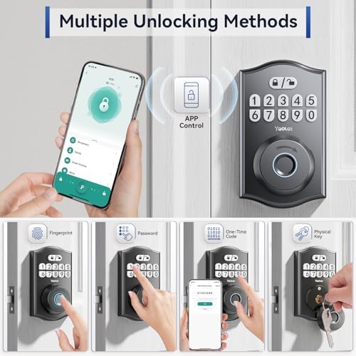 Yeolet Keyless Entry Deadbolt with App Control
