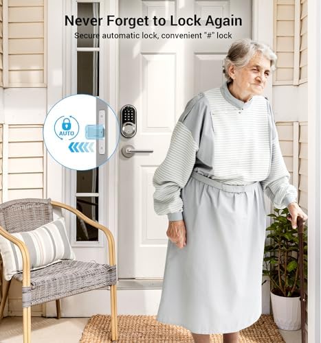 Veise WiFi Smart Lock with Touchscreen and App Control