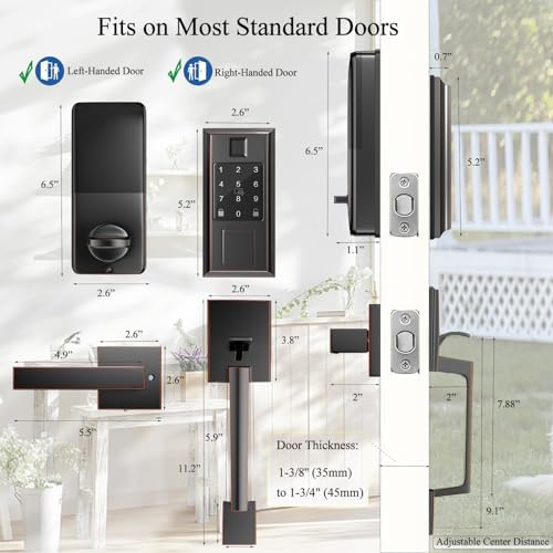 Narpult Front Door Smart Lock Set