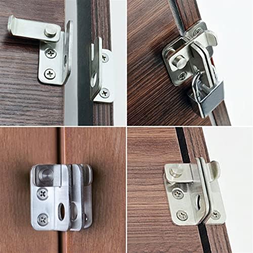Stainless Steel Door Bolt Lock 100mm Black