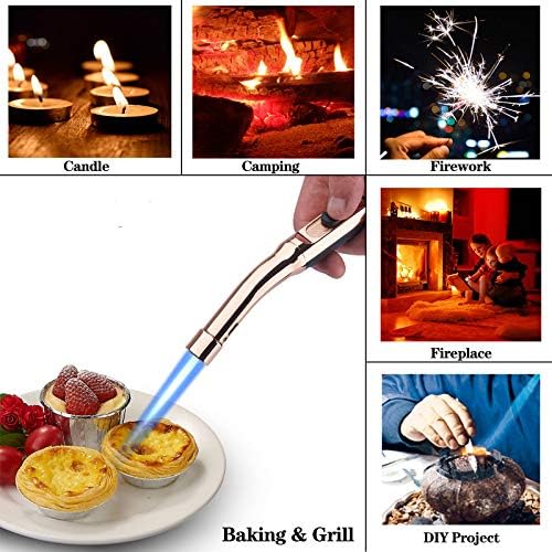 Adjustable Butane Lightweight with Visible Fuel Window for Camping Travel