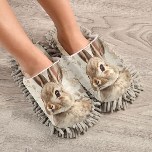 FLildon Microfiber Mop Slippers Soft Healthy Feel Perfect for Cleaning