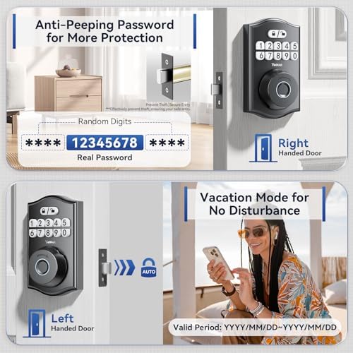 Yeolet Keyless Entry Deadbolt with App Control