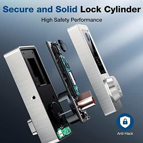 Fingerprint Deadbolt Smart Lock with 6-in-1 Unlock Options