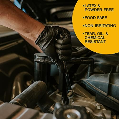 4LIFETIMELINES Nitrile Gloves with Fingertip Texture