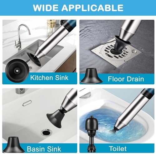 Powerful Electric Toilet Plunger for Sink Toilet Clogs