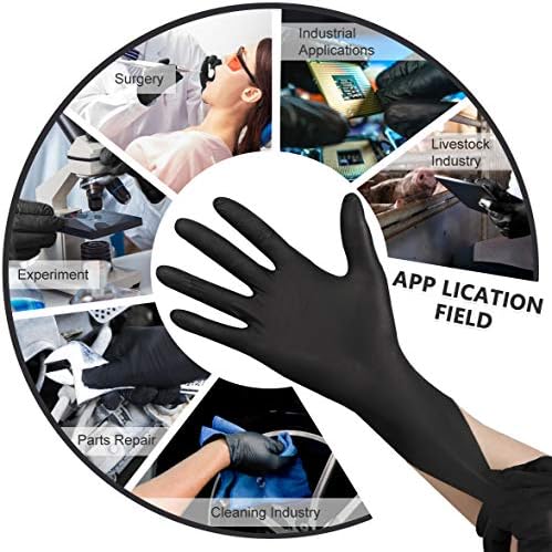 YOTU Nitrile Latex Gloves Powder Free X-Large Set