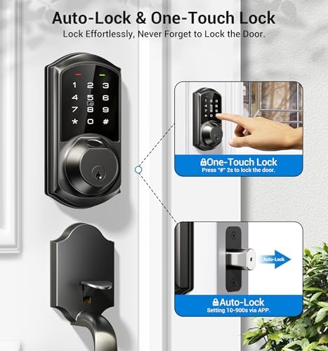 Veise Smart Deadbolt with App Control Easy to Use