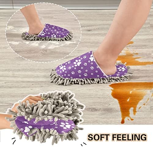 Premium Paws Mop House Slippers for Easy Floor Cleaning