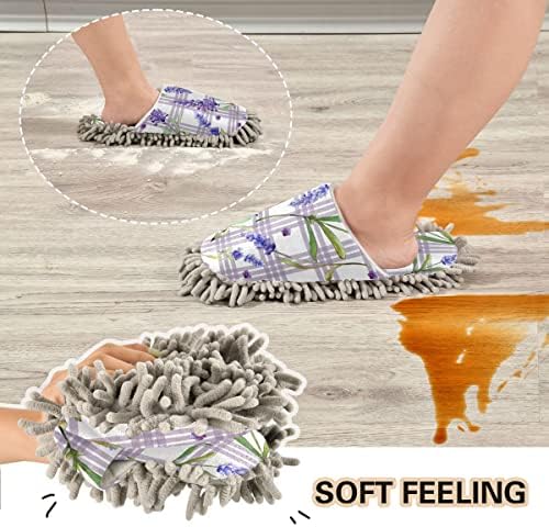 Lavender Slippers Washable Floor Mops