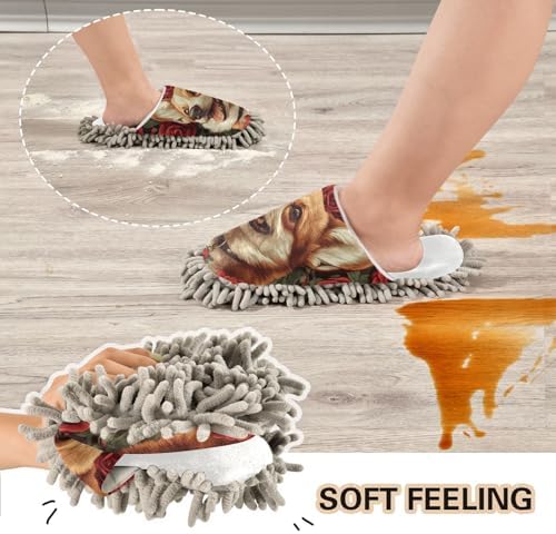 Burbuja Dog Roses Mop Slippers