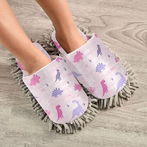 Dominiking Dinosaurs Mop House Slippers
