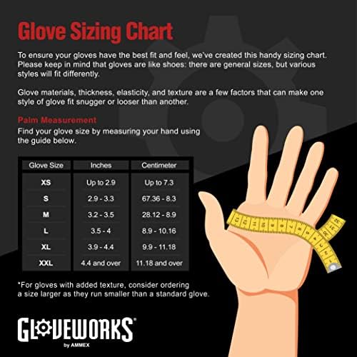 GLOVEWORKS Black Nitrile Gloves