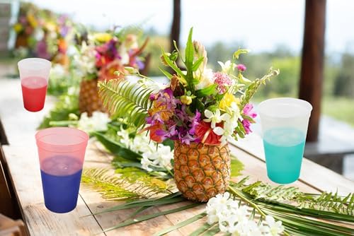 Perfect 22oz Rolling Sands Reusable Plastic Cups wLogo-Free