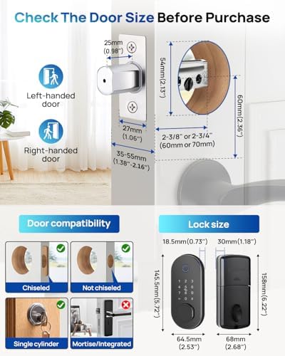 Smart Door Lock with Fingerprint APP Control