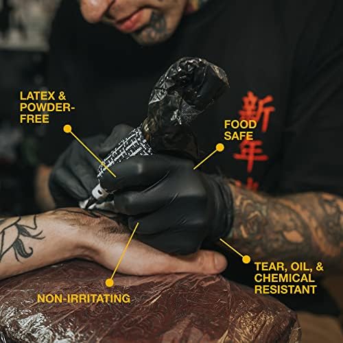 4LIFETIMELINES Nitrile Gloves with Fingertip Texture