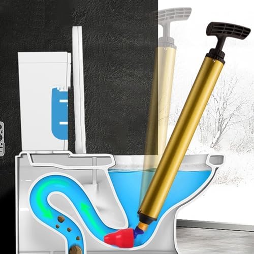Ergonomic High Pressure Toilet Plunger