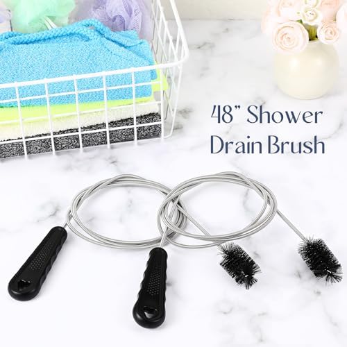 Baderke 2 Pcs Flexible Long Sink Drain brushes