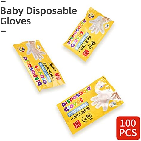 100-Piece Multipurpose Disposable Gloves for Kids for Fun Safety